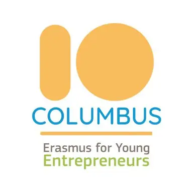 columbus10 logo vertical color with Erasmus transparent