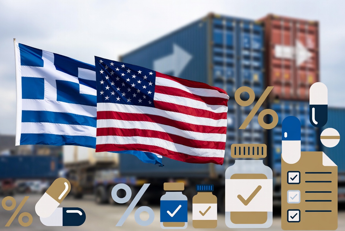US Phrarma Tariff Exemptions for Greek & EU Exports
