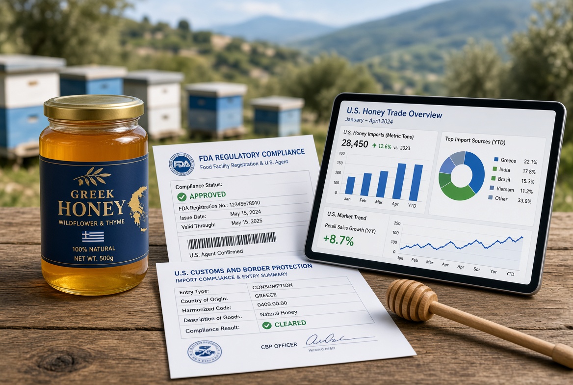 Greek Honey Export Guide and US Market Compliance