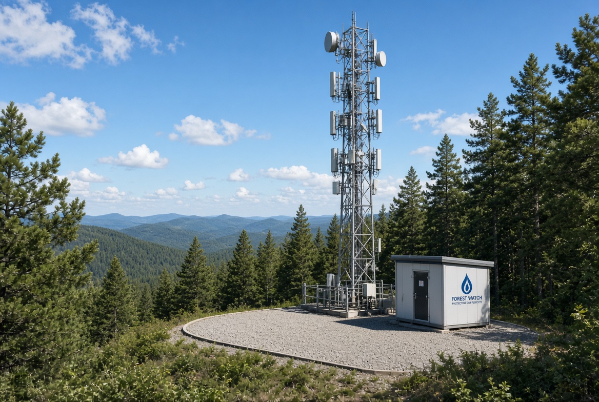 Telecommunication Base Station Fire Safety in Forested Areas